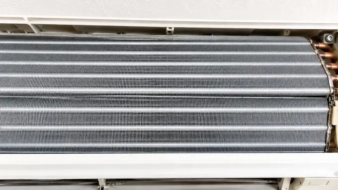 クリーニング後の熱交換器